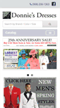 Mobile Screenshot of donniesdresses.com